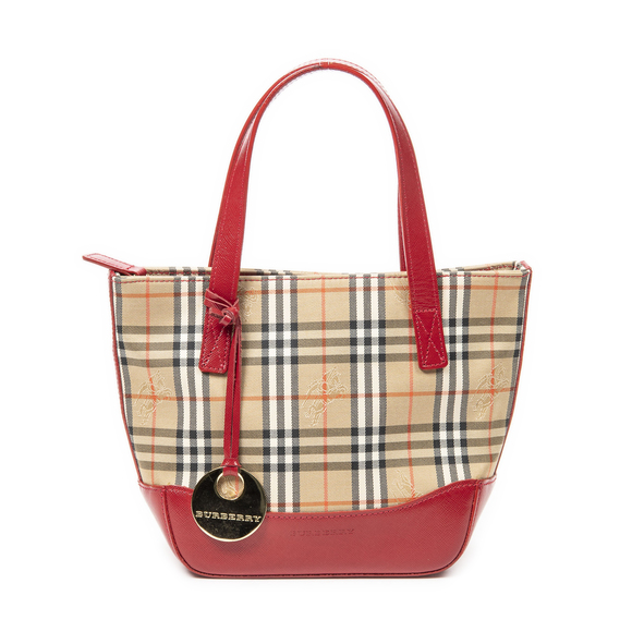 Burberry Mini Zip Shopping Tote - Picture 1 of 8